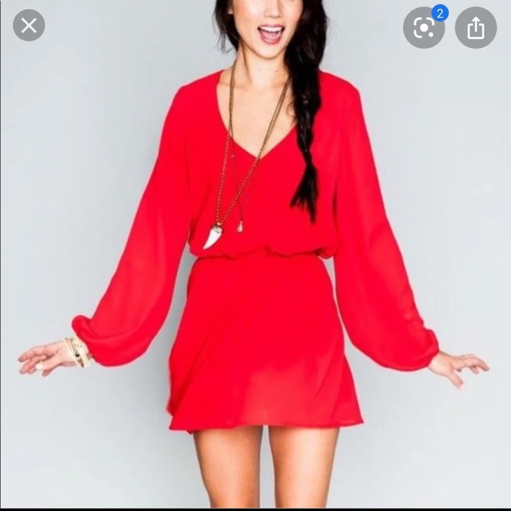 Show Me Your MuMu Red Dress